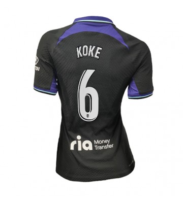 Atletico Madrid Koke #6 Bortedrakt Kvinner 2022-23 Kortermet